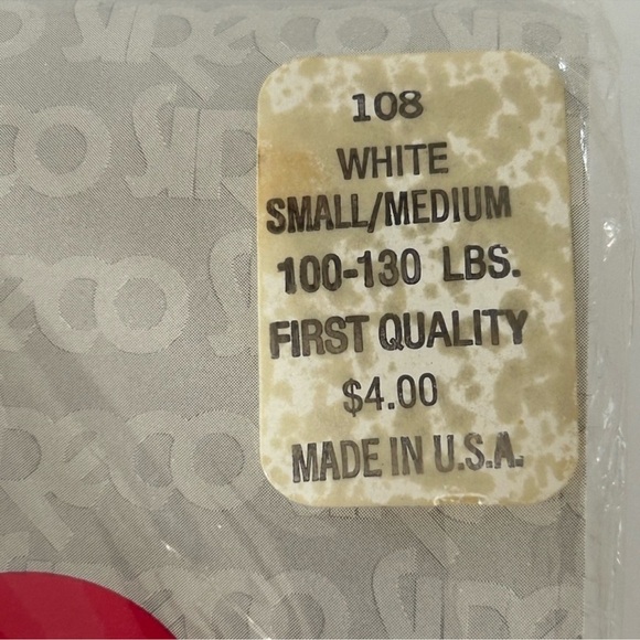 Vintage 80’s Sireco White Fishnet Stockings in Size S/M - NIP - Picture 5 of 8